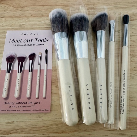 HALEYS Brush Set 5 PCs Beauty Tools - Picture 1 of 4